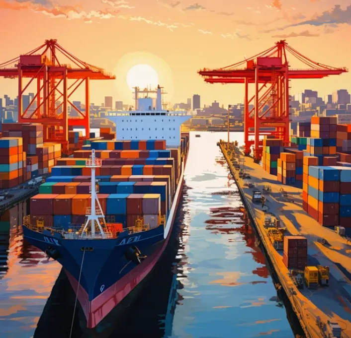 Cargo transport by ship