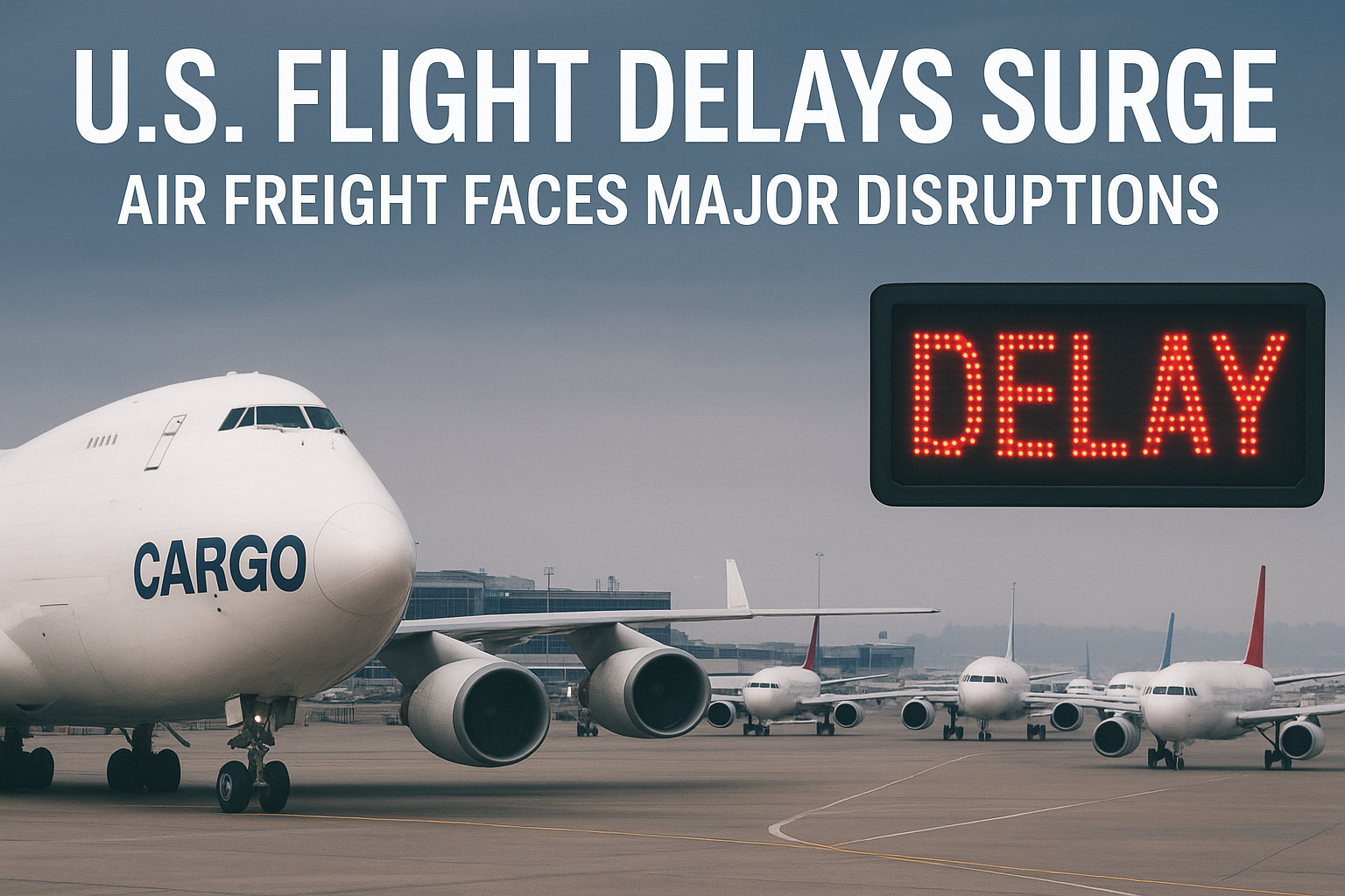 U.S. Government Shutdown Causes Over 8,000 Flight Delays — Air Freight Forwarders Sound the Alarm