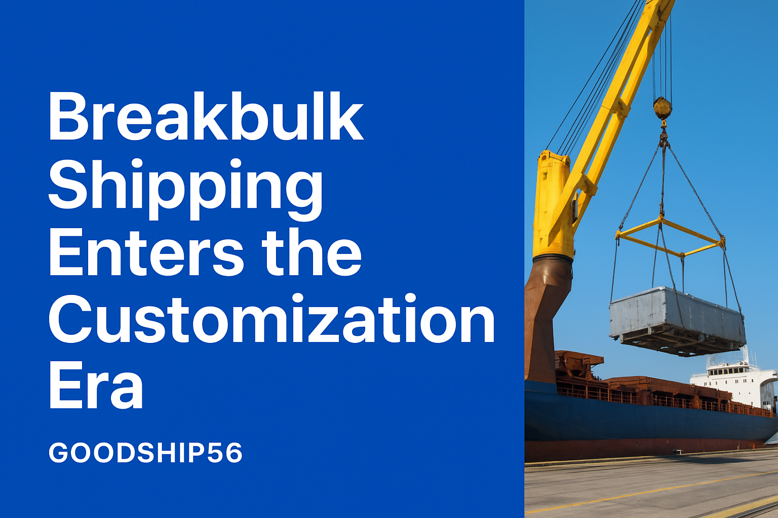 Breakbulk Shipping Enters the Customization Era
