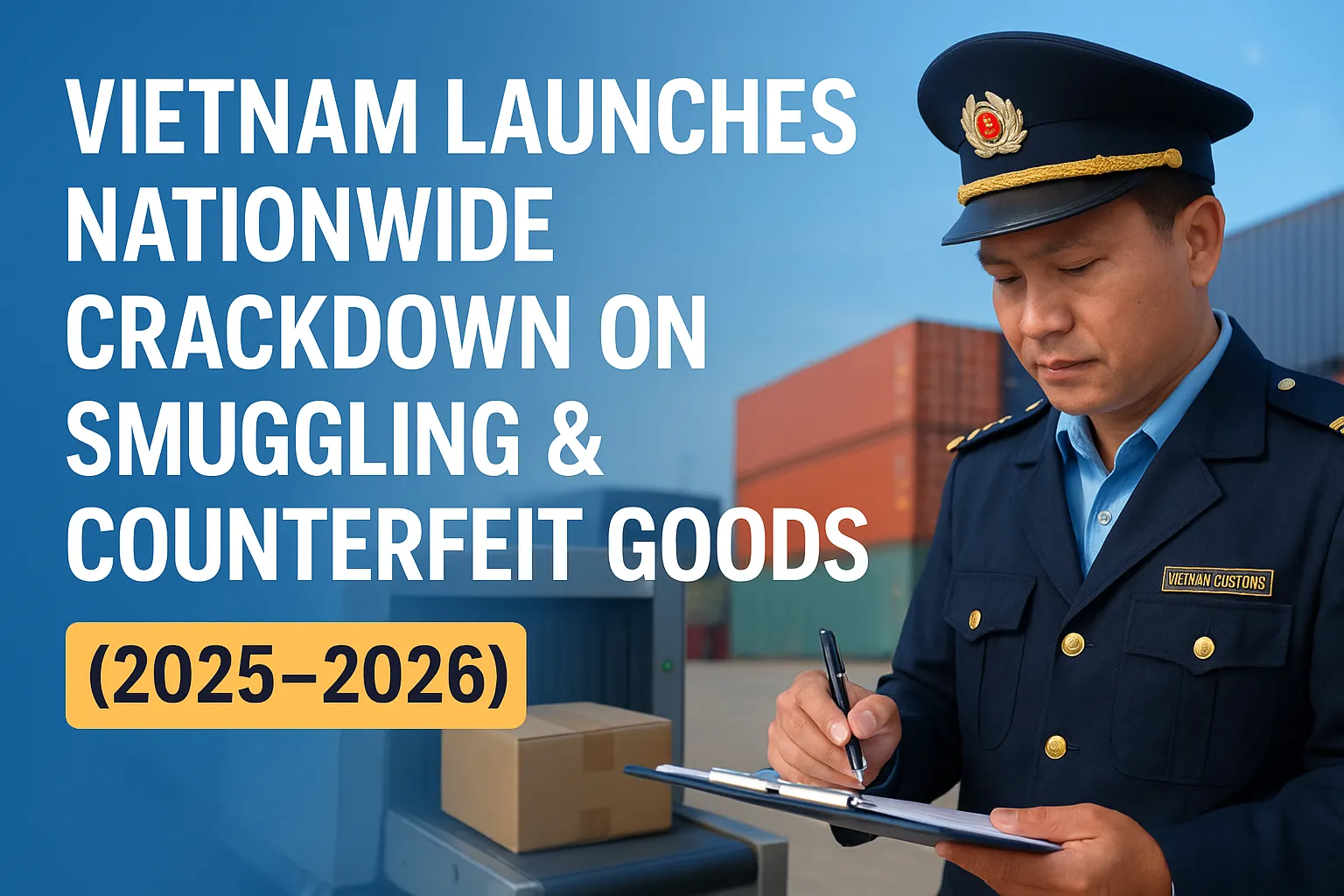Vietnam Launches Nationwide Crackdown on Smuggling & Counterfeit Goods — What Shippers Must Know