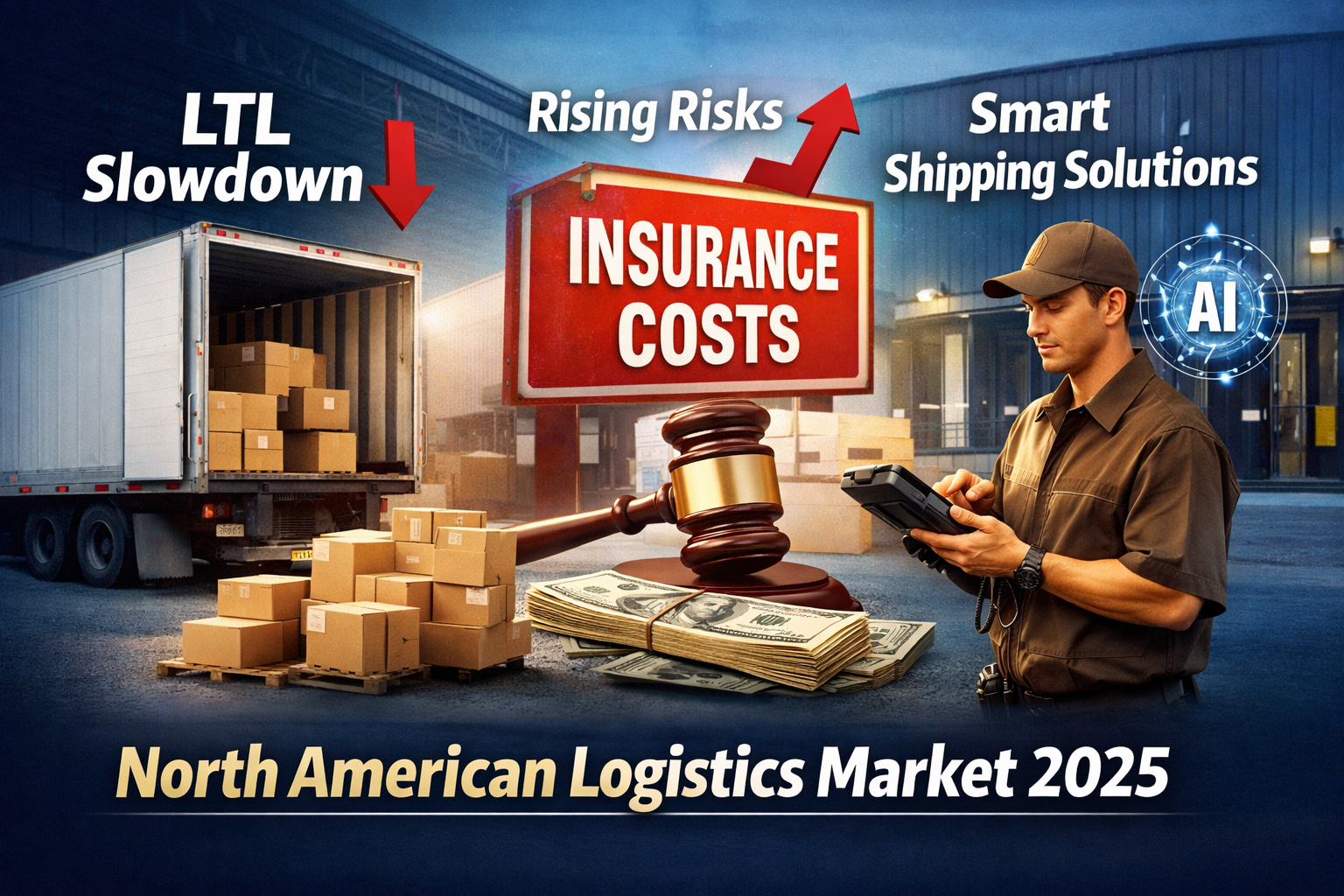 Three Key Signals in the North American Logistics Market: LTL Slowdown and Insurance Pressure