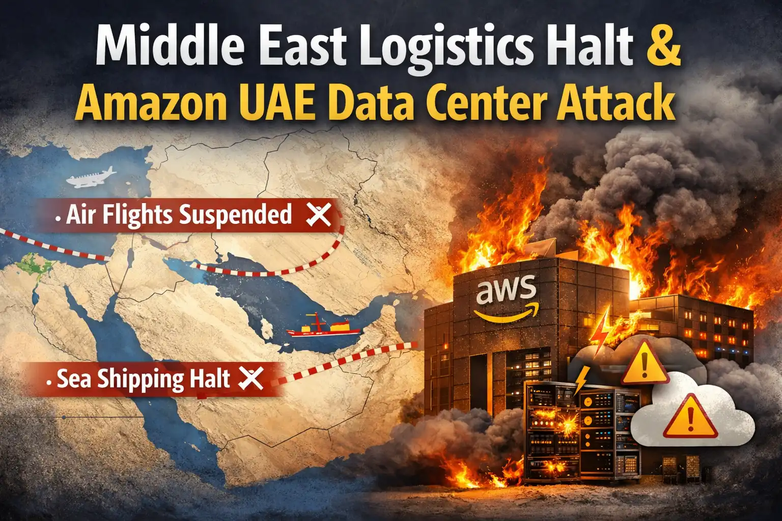 Middle East Logistics Halt: How Cross-Border Sellers Can Respond to Amazon UAE Data Center Attack
