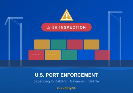 U.S. Customs 5H Inspections Are Spreading to More Ports — Here's What Importers Need to Know