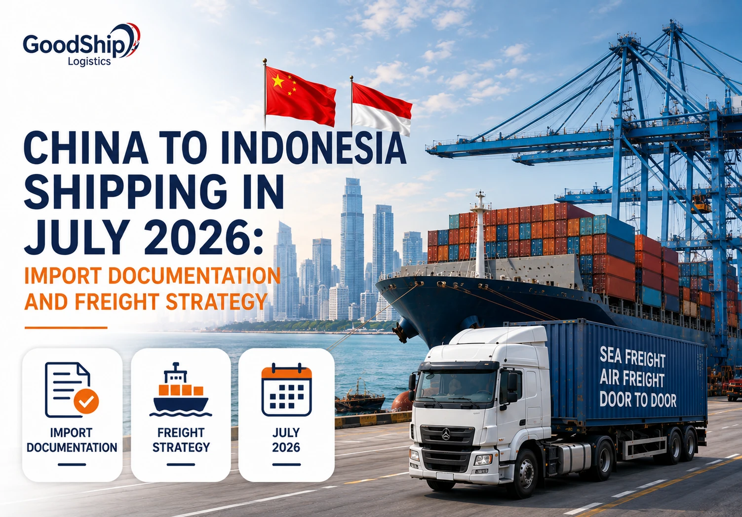 China to Indonesia Shipping in July 2026: Import Documentation and Freight Strategy