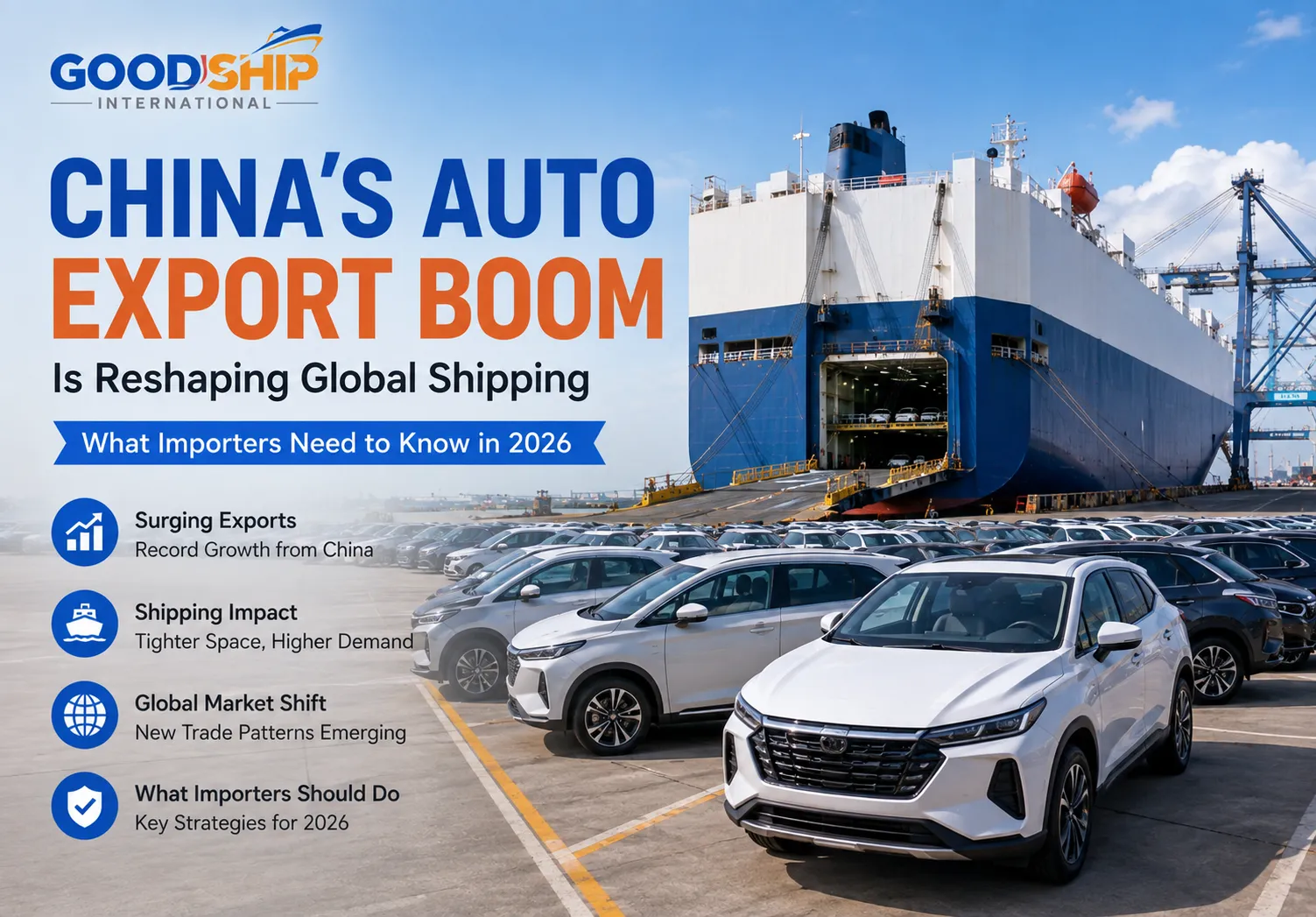 China’s Auto Export Boom Is Reshaping Global Shipping: What Importers Need to Know in 2026